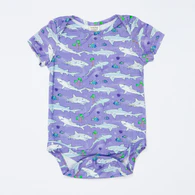 Essential Organic Lemon Shark Onesie - Lucky Bug Clothing Company